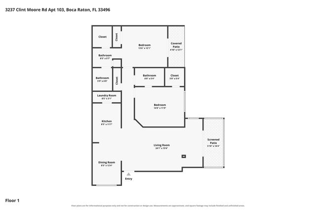 3237 CLINT MOORE Road 108, Boca Raton, FL 33496