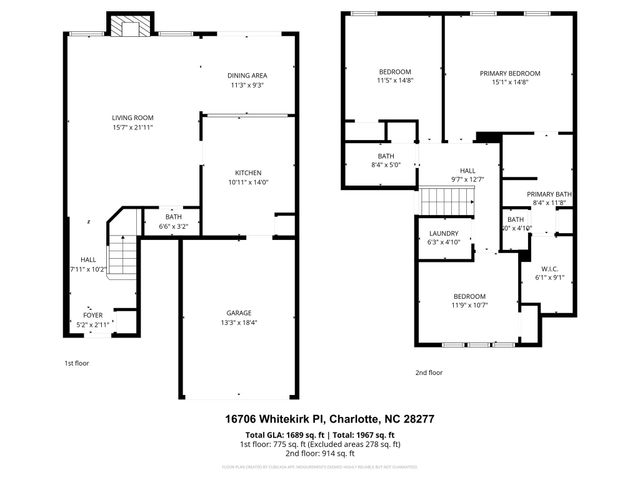 16706 Whitekirk Place, Charlotte, NC 28277
