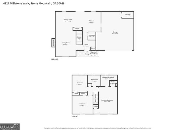 4927 Millstone Walk, Stone Mountain, GA 30088