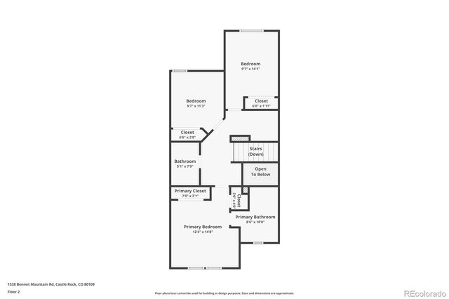 1538 Bennet Mountain Road, Castle Rock, CO 80109