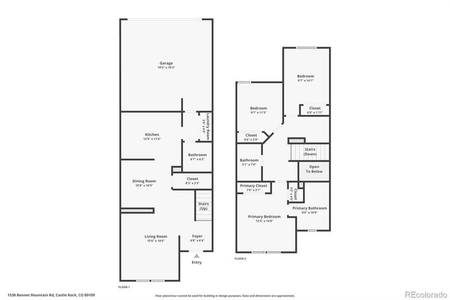 1538 Bennet Mountain Road, Castle Rock, CO 80109