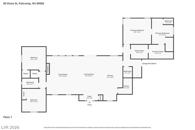 80 Sloan Street, Pahrump, NV 89060
