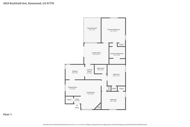 3424 Rockhold Ave, Rosemead, CA 91770