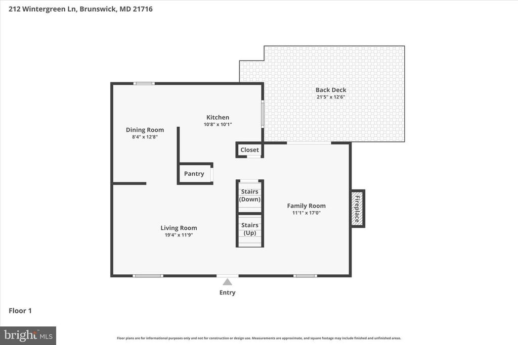 Image 20 of property listing at 212 WINTERGREEN LN, Brunswick, MD 21716
