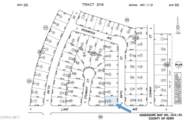 89th St & Lime Ave, California City, CA 93505