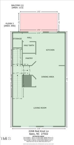 2268 Red Knot Lane, Apex, NC 27502