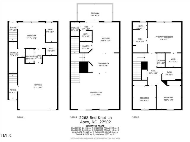 2268 Red Knot Lane, Apex, NC 27502