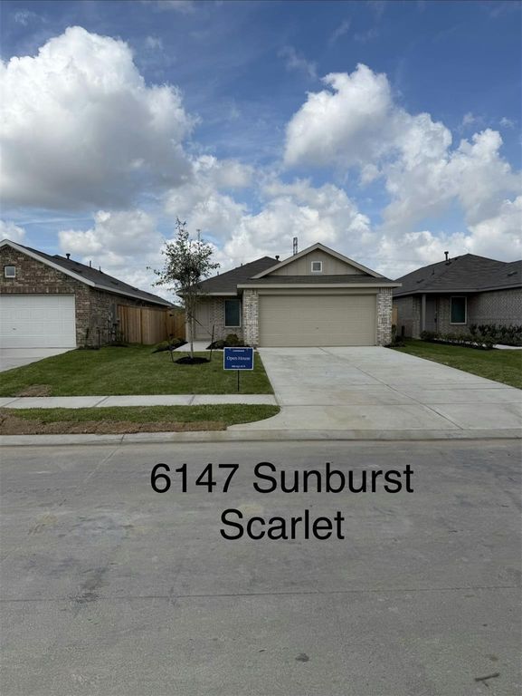 6147 Sunburst Scarlet Street, Katy, TX 77493