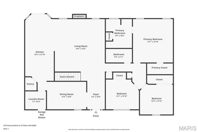 1513 Parsons Bend Court, O'fallon, MO 63366