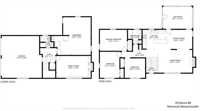 29 Devon Rd, Norwood, MA 02062