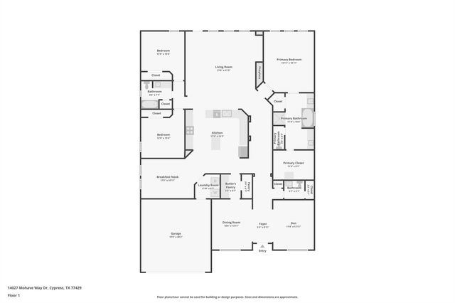 14027 Mohave Way Drive, Cypress, TX 77429