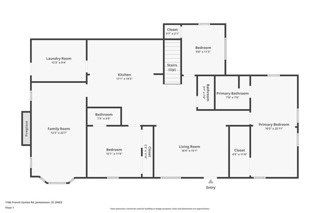 1186 French Santee Road, Jamestown, SC 29453