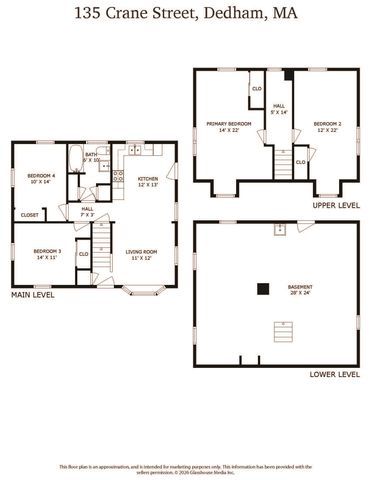 135 Crane St, Dedham, MA 02026