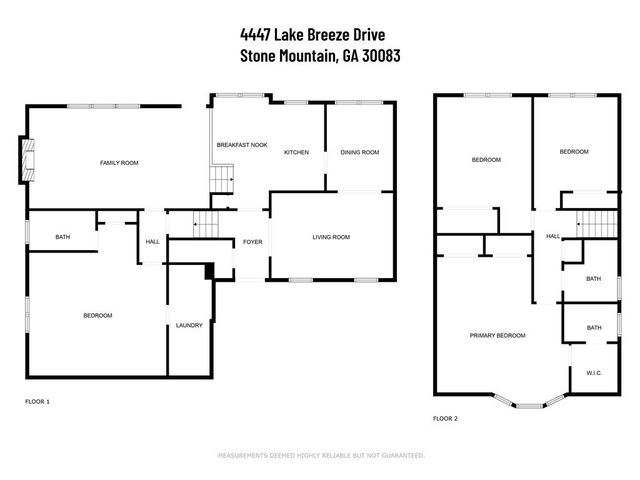 4447 Lake Breeze Drive, Stone Mountain, GA 30083