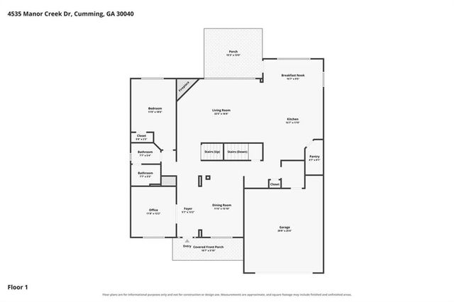 4535 Manor Creek Drive, Cumming, GA 30040