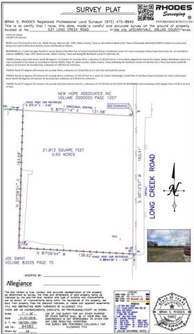 537 Long Creek Road, Sunnyvale, TX 75182