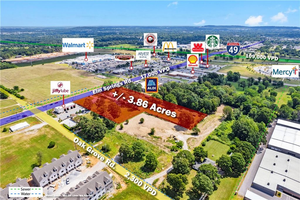 Elm Springs Road 3.86AC, Springdale, AR 72762