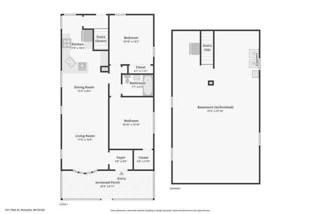 911 75th STREET, Kenosha, WI 53143