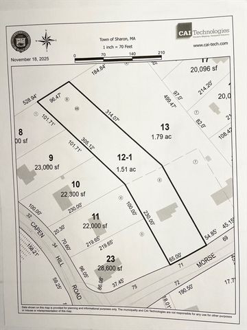 71 Morse Steeet, Sharon, MA 02067