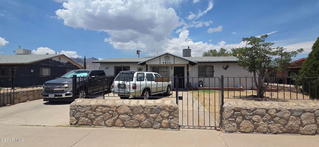 4815 SIERRA MADRE Drive, El Paso, TX 79904