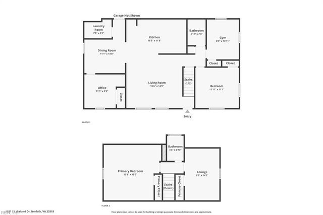 1821 S Lakeland DR, Norfolk, VA 23518