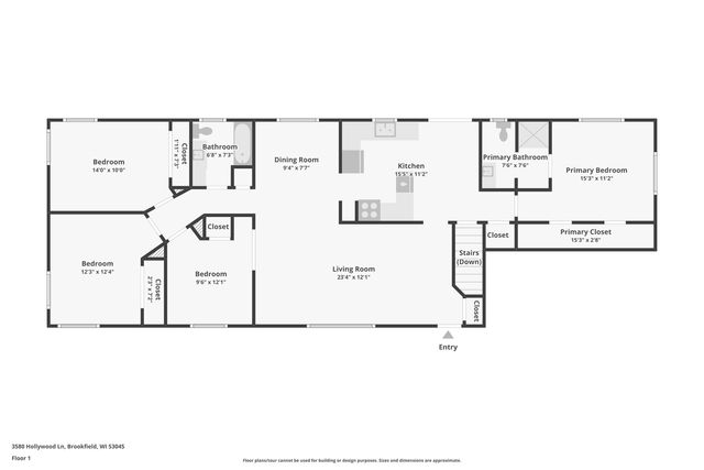 3580 Hollywood LANE, Brookfield, WI 53045