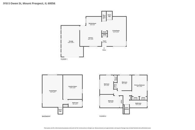 918 S Owen Street, Mount Prospect, IL 60056