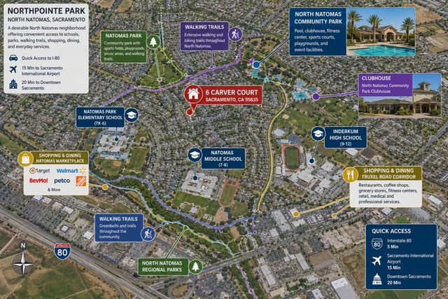 6 Carver Court, Sacramento, CA 95835