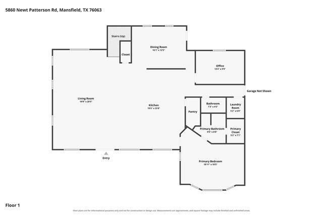 5860 Newt Patterson Road, Mansfield, TX 76063