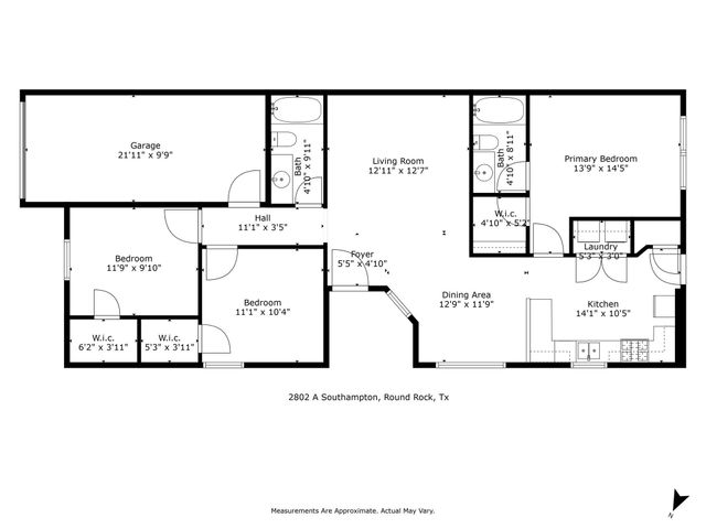 2802 SOUTHAMPTON WAY A, Round Rock, TX 78664