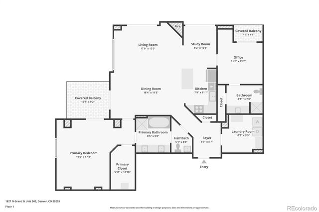1827 N Grant Street 502, Denver, CO 80203