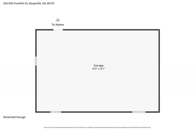 224 Old Franklin Street, Roopville, GA 30170