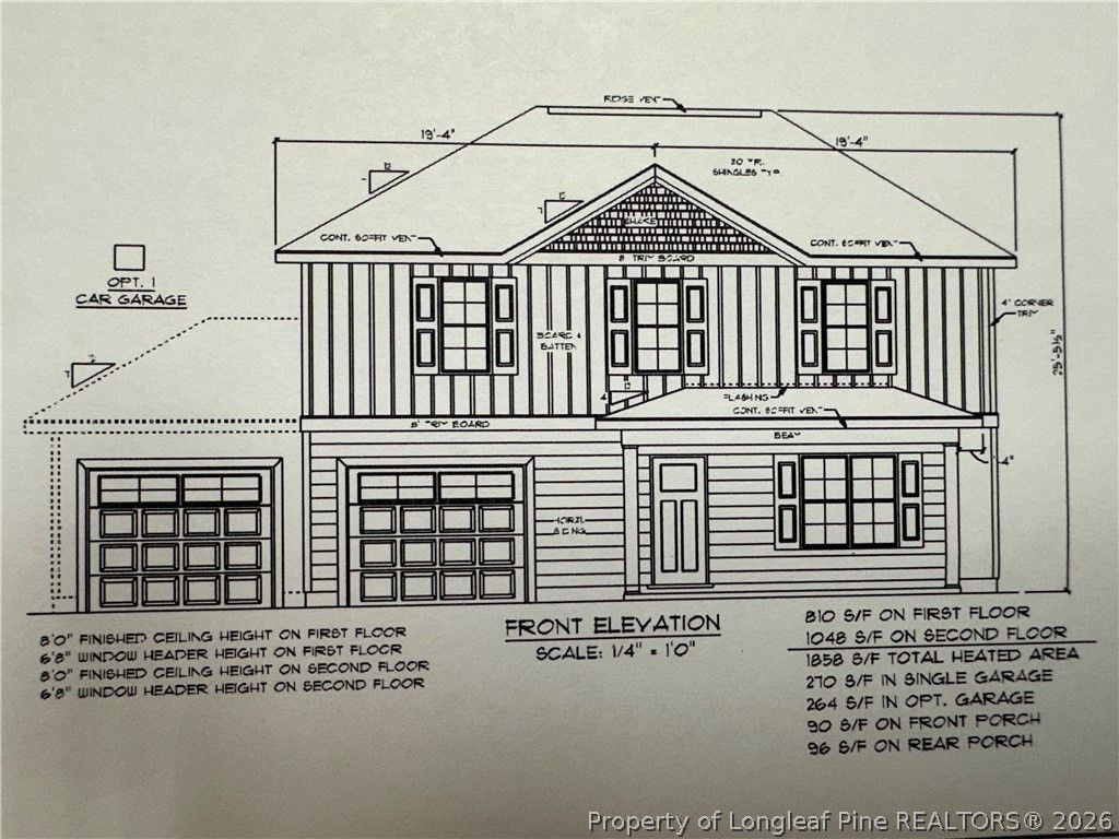 104 Rolands Ridge (Lot 5) Road, Autryville, NC 28318 — exterior
