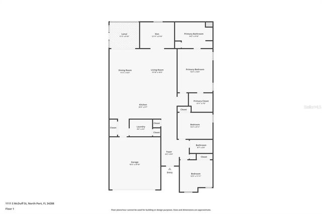 1111 S MCDUFF STREET, North Port, FL 34288