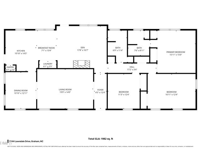 1244 Lawndale Drive, Graham, NC 27253