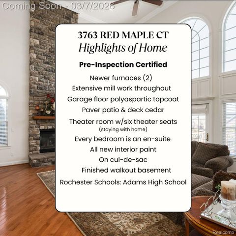 3763 Red Maple Court, Oakland Charter Township, MI 48363