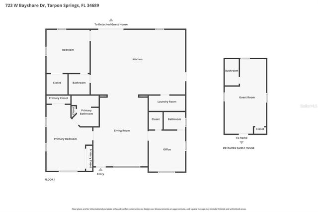 723 W BAYSHORE DRIVE, Tarpon Springs, FL 34689