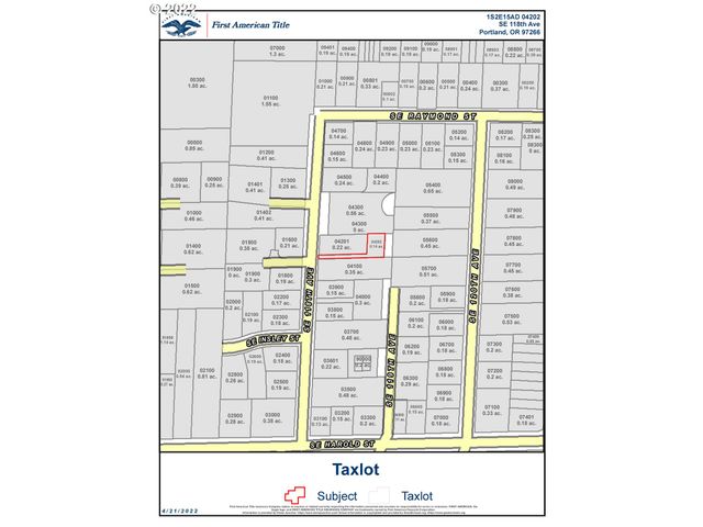 0 Se 118TH Ave, Portland, OR 97266