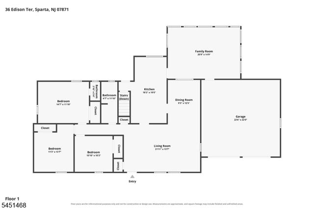 36 Edison Ter, Sparta Twp., NJ 07871