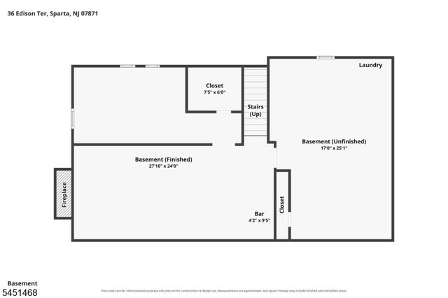 36 Edison Ter, Sparta Twp., NJ 07871
