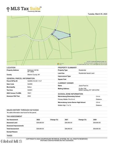 362 Dickinson Hill Road, Bolton, NY 12824