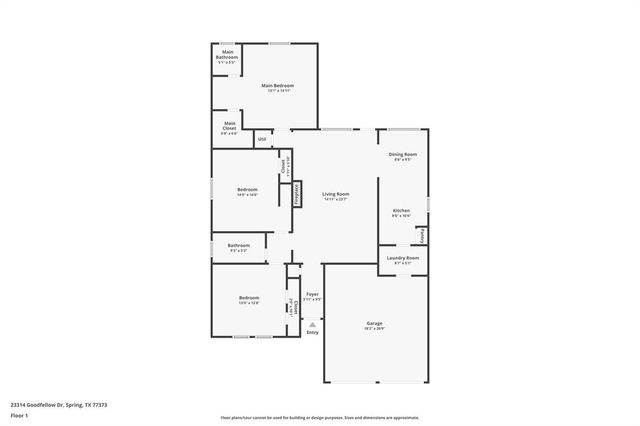 23314 Goodfellow Drive, Spring, TX 77373