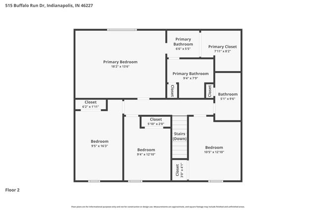 515 Buffalo Run Drive, Indianapolis, IN 46227