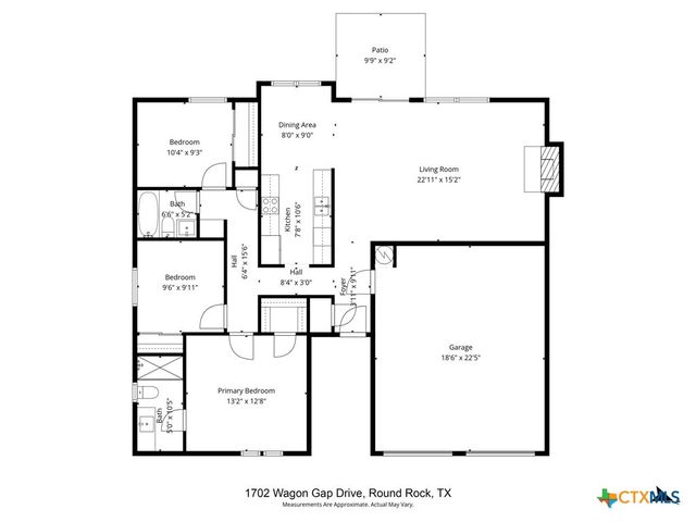 1702 Wagon Gap Drive, Round Rock, TX 78681