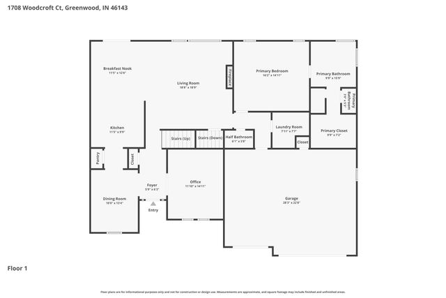 1708 Woodcroft Court, Greenwood, IN 46143