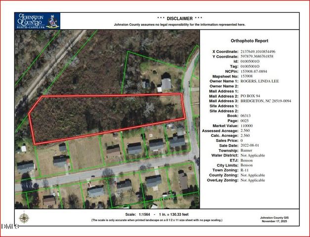 00 N Johnson Street, Benson, NC 27504