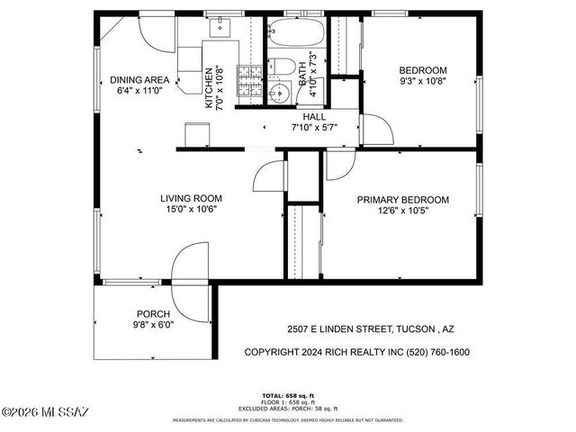 2507 E Linden Street, Tucson, AZ 85716