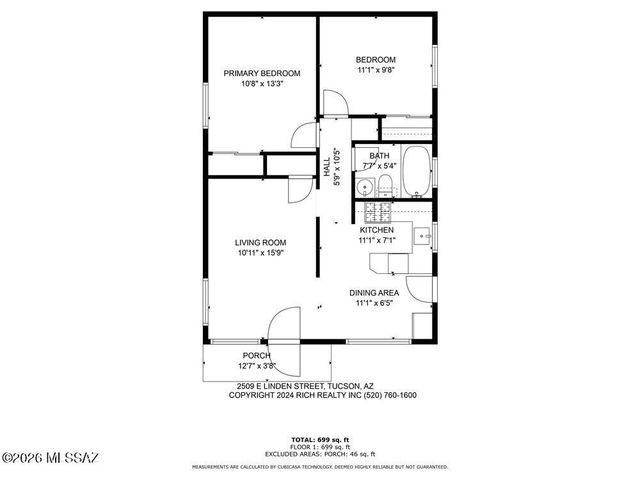 2507 E Linden Street, Tucson, AZ 85716