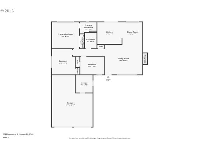 3705 PEPPERTREE Dr, Eugene, OR 97402