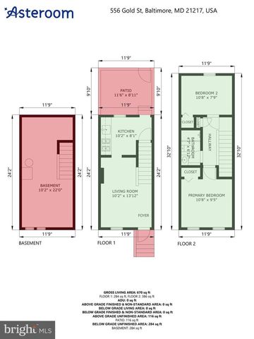 556 GOLD ST, Baltimore, MD 21217